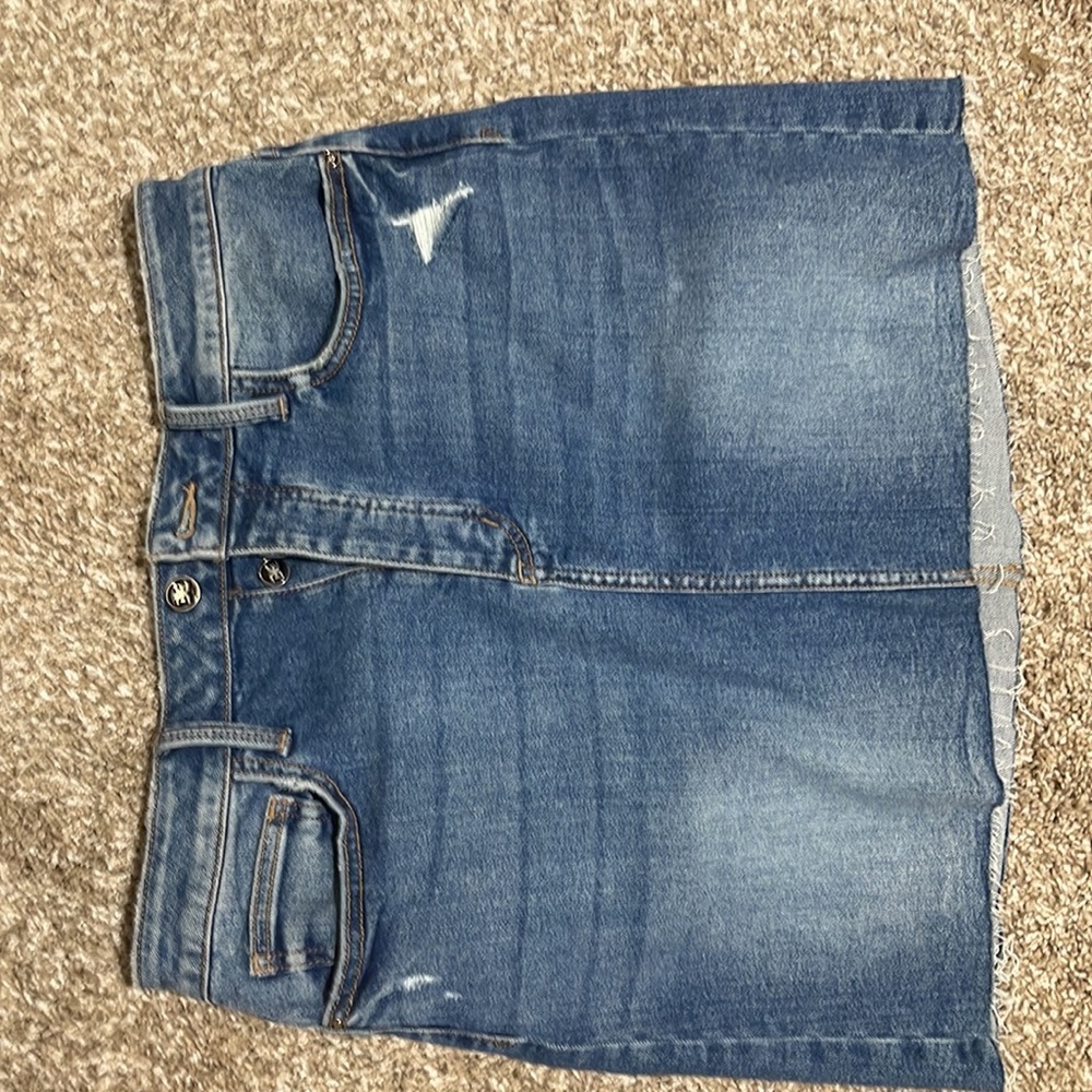 Sam Edelman denim the Jenny mini skirt size 30